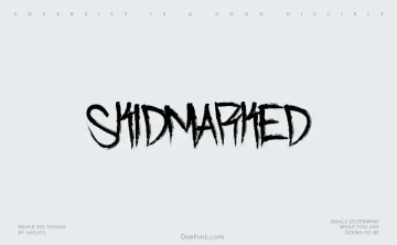 Skidmarked Font