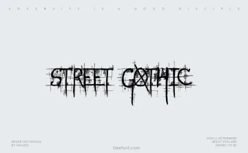 Street Gothic Font