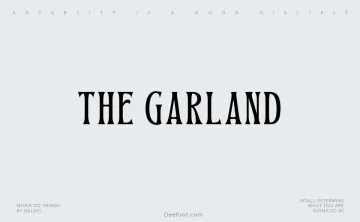 The Garland Script Font