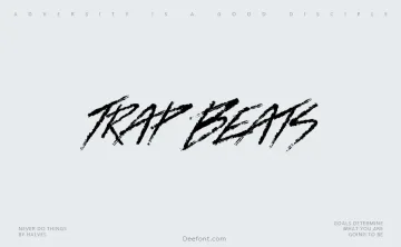 Trap Beats Font