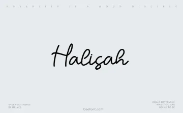 Halisah Font