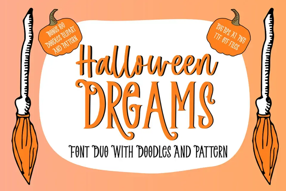 Halloween Dreams Script Font