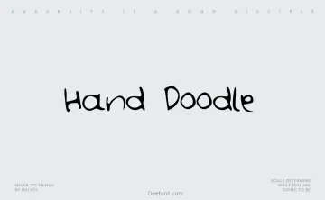 Hand Doodle Font
