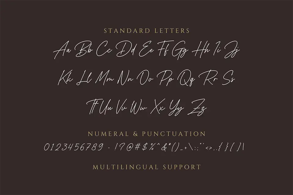 Handsta Signature Font