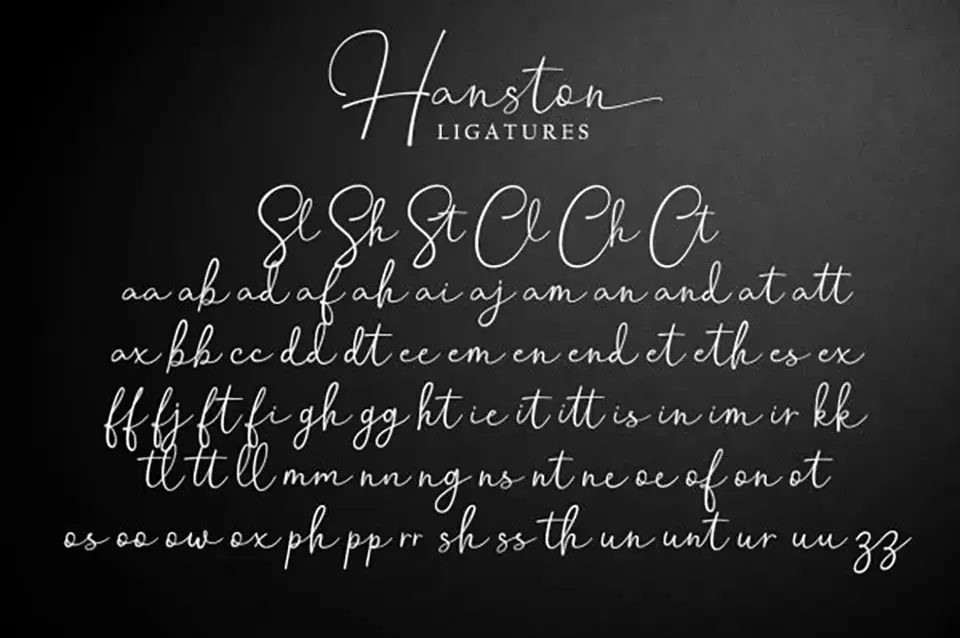 Hanston Font