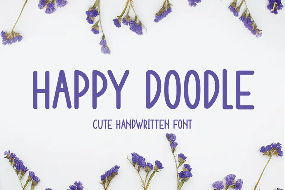 Happy Doodle Font