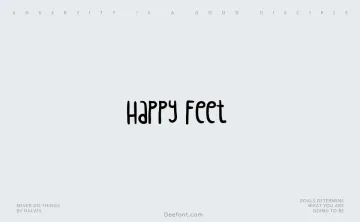 Happy Feet Font