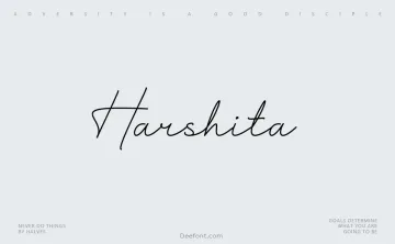 Harshita Font