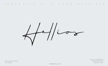 Hellios Font