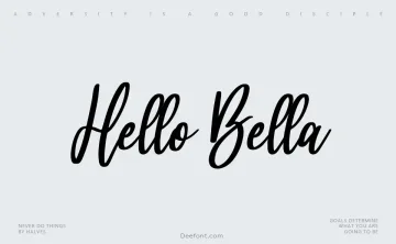 Hello Bella Font