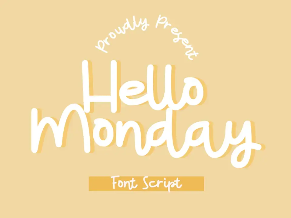 Hello Monday Script Font