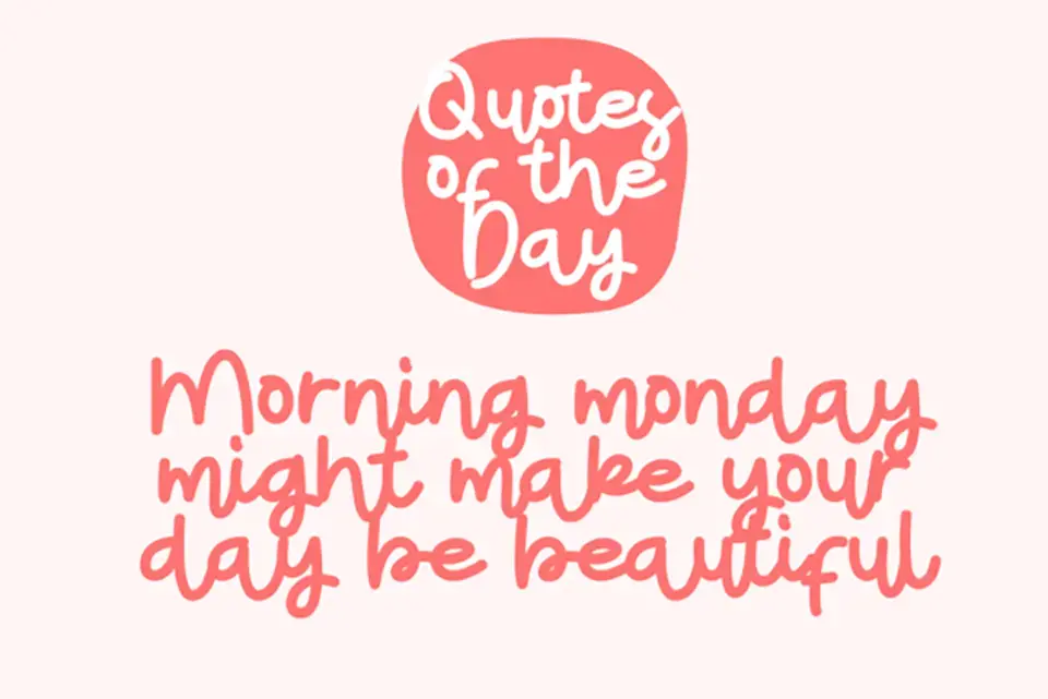 Hello Monday Script Font