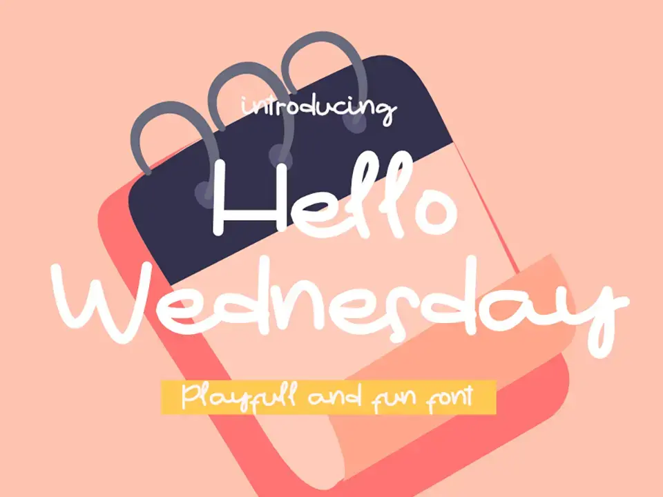 Hello Wednesday Font