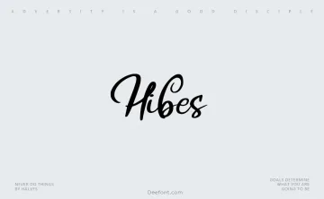 Hibes Font