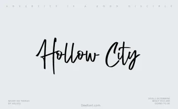 Hollow City Font