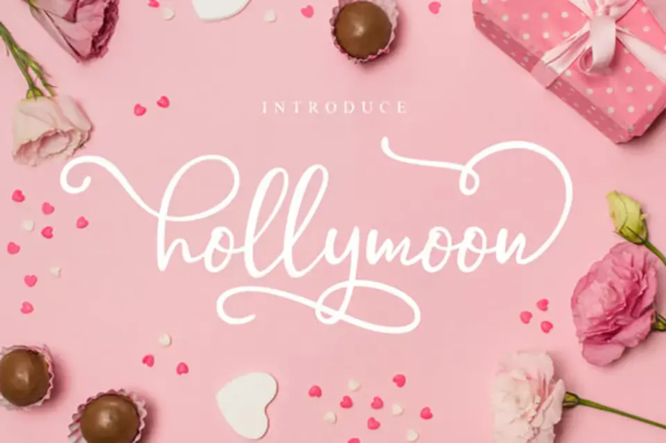 Hollymoon Script Font