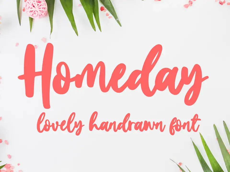 Homeday Font