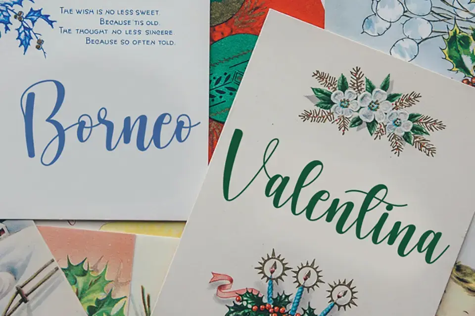 Homework Script Font