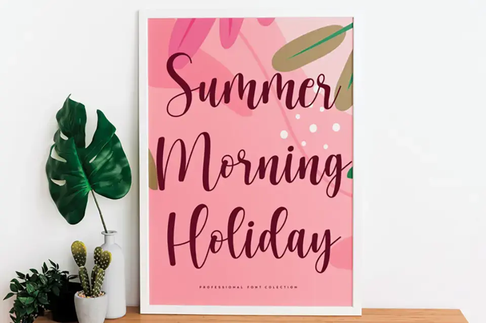 Homework Script Font