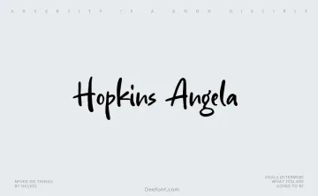 Hopkins Angela Font