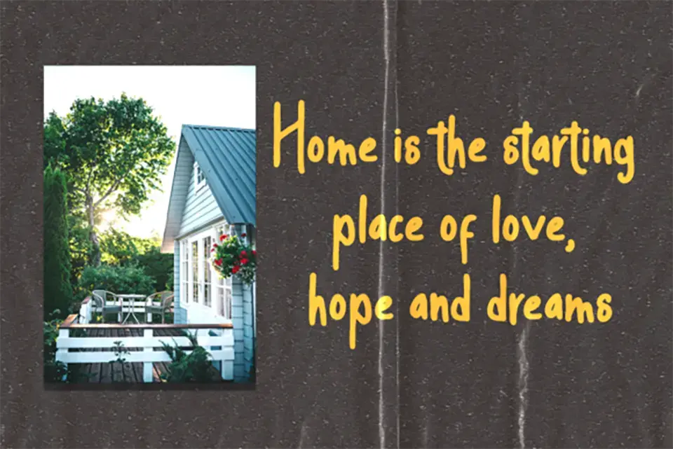 House Home Font