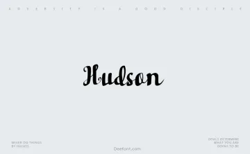 Hudson Font