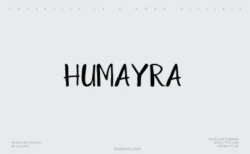 Humayra Font