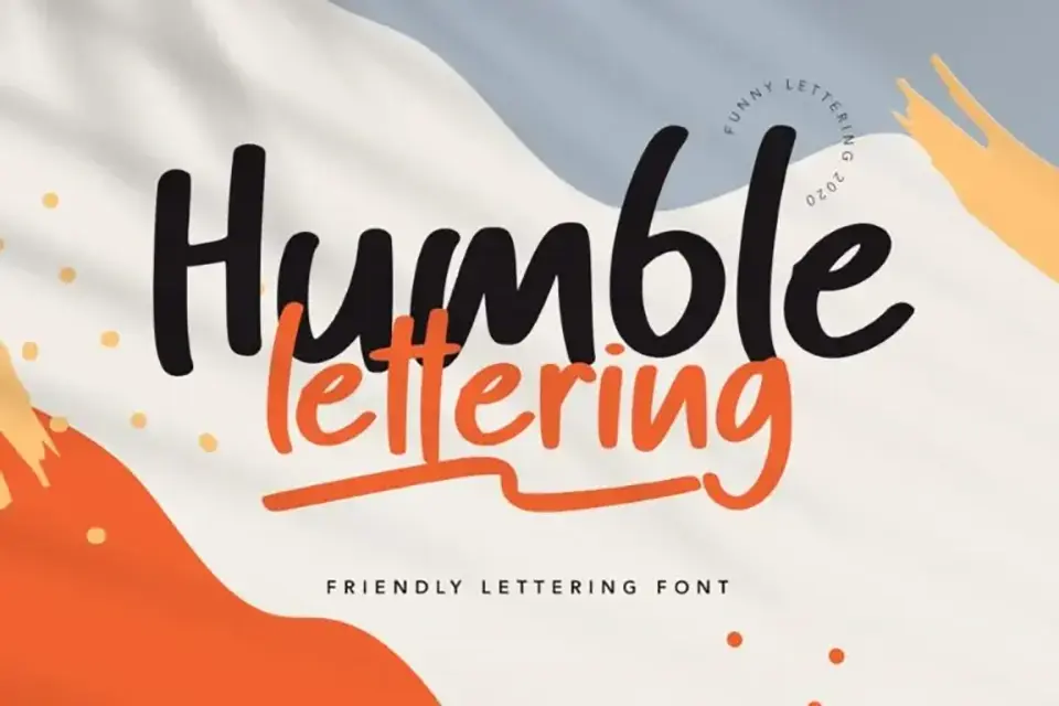 Humble Lettering Font