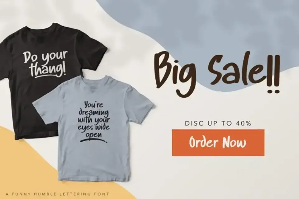 Humble Lettering Font