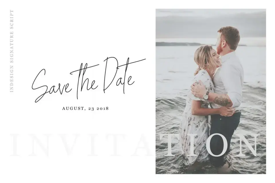 Indesign Signature Font