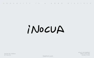 Inocua Font