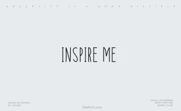 Inspire Me Font