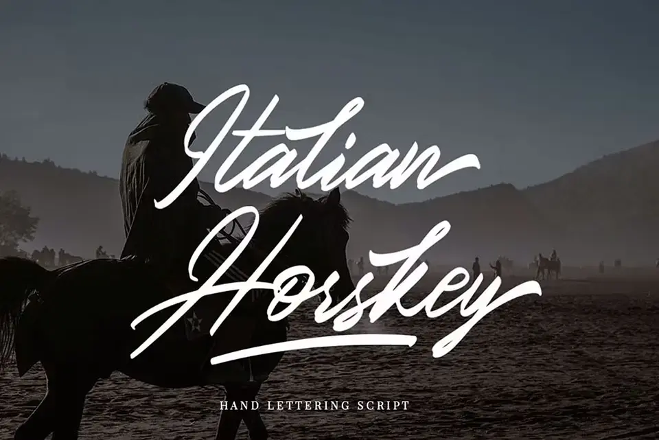 Italian Horskey Font