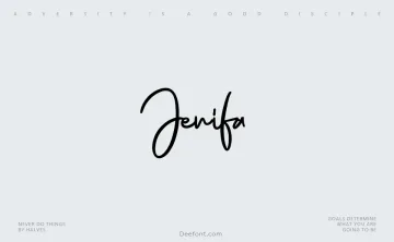 Jenifa Font