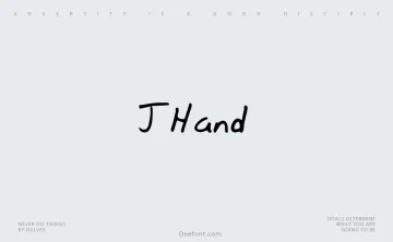 JHand Font