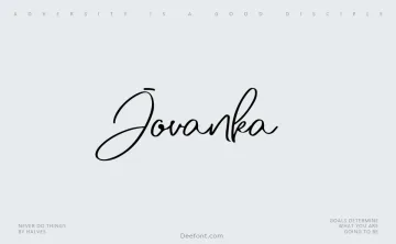 Jovanka Font