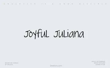 Joyful Juliana Font