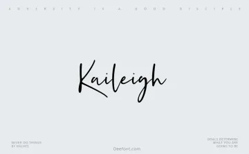 Kaileigh Font