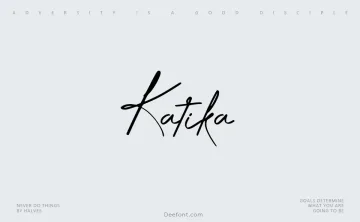 Katika Font