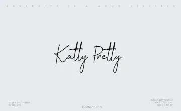 Katty Pretty Font