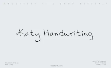 Katy Handwriting Font