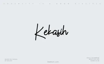 Kekasih Font