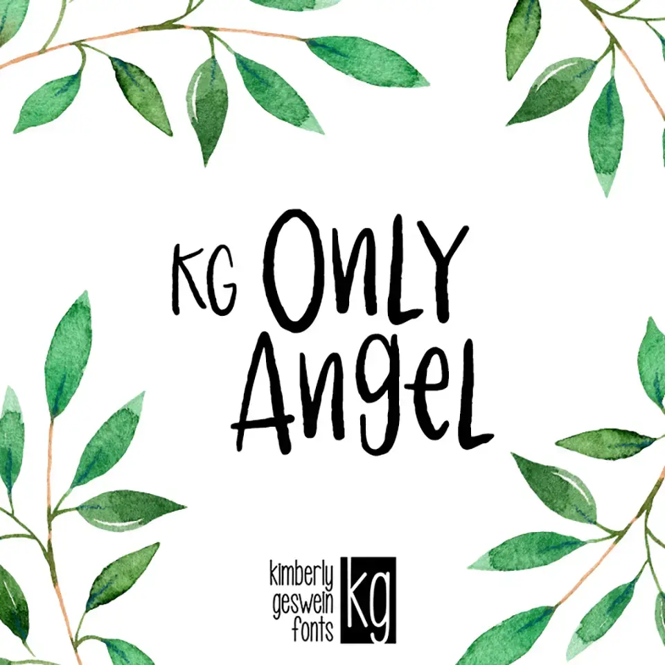 KG Only Angel Font