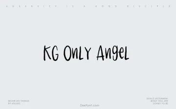 KG Only Angel Font