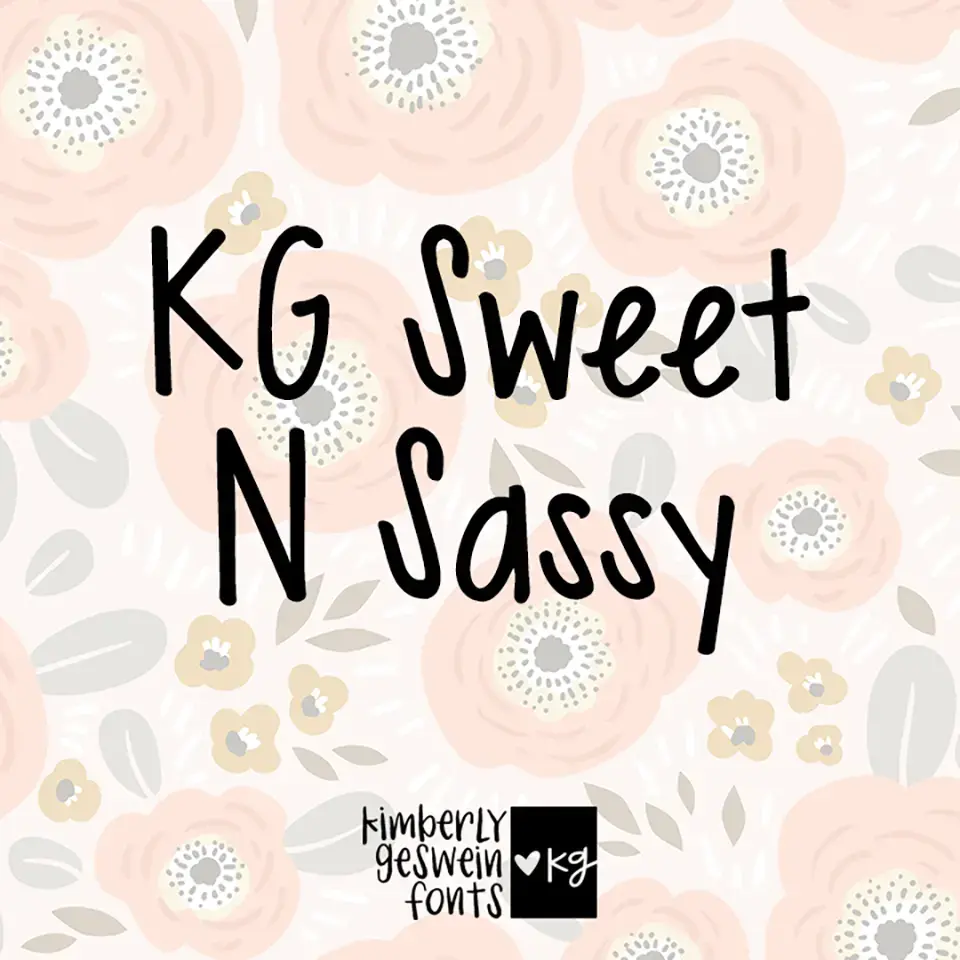 KG Sweet N Sassy Font