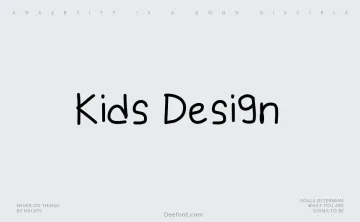 Kids Design Font