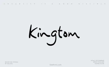 Kingtom Font