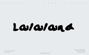 Lalaland Font