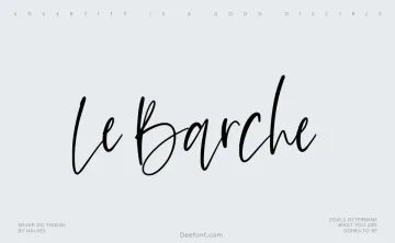 Le Barche Font