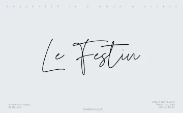Le Festin Font